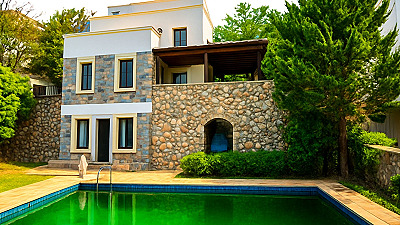 Seba Prestij Yalıkavak Gökçebel 5+1 Havuzlu Villa | Plaj Kullanımlı